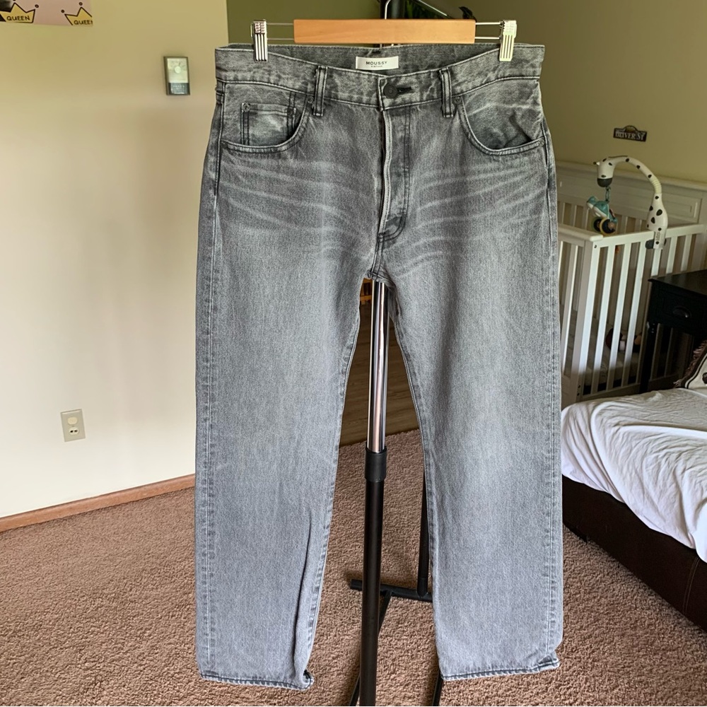 Moussy Straight Leg Jeans 31
